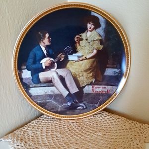 "Pondering on the Porch" by Norman Rockwell